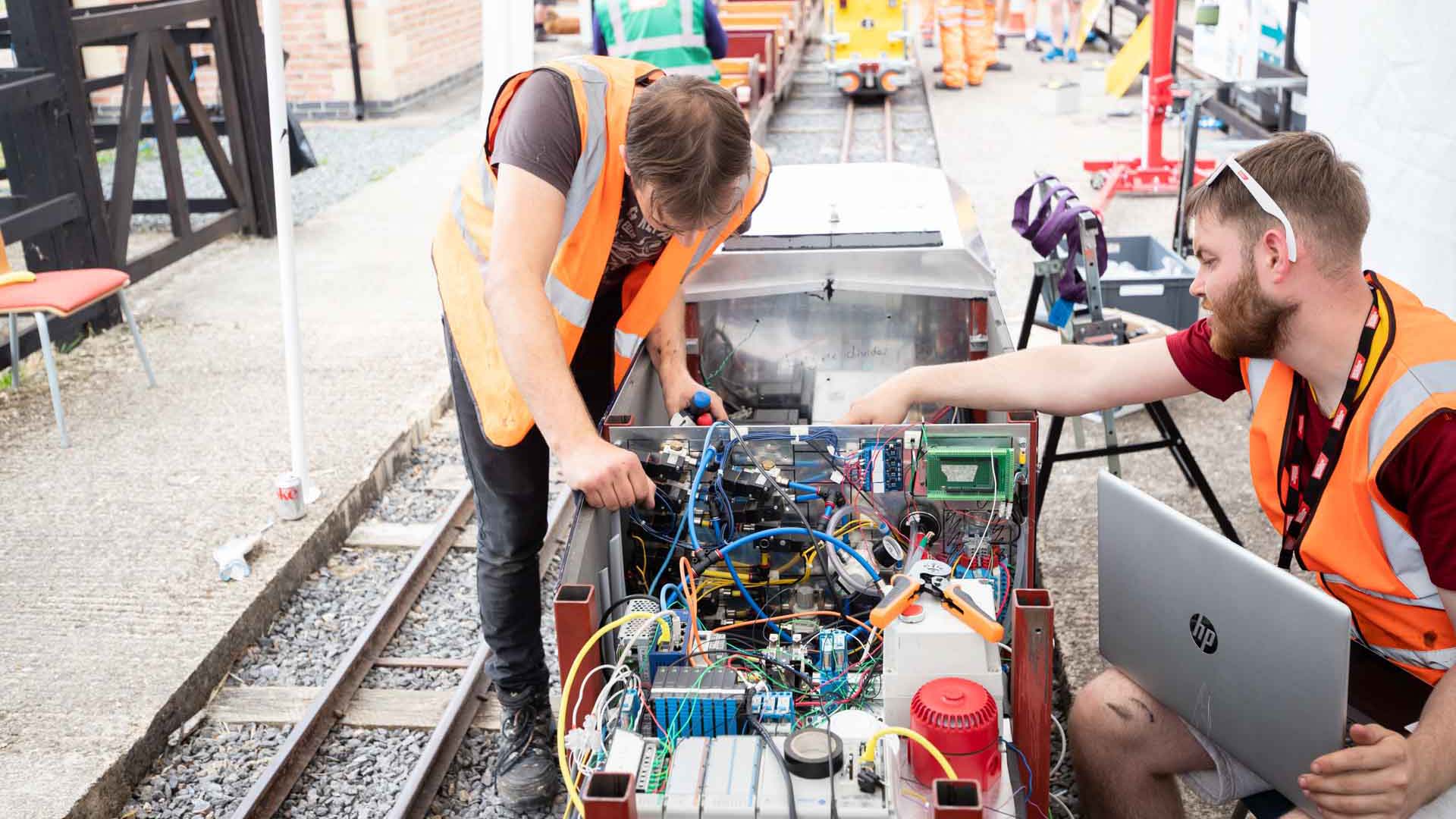 electronics of train web